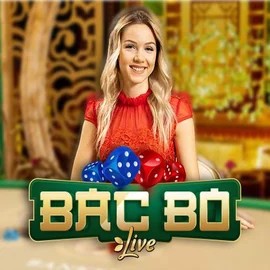 Live Casino logo of Bac Bo from Evolution at Vegasino Casino