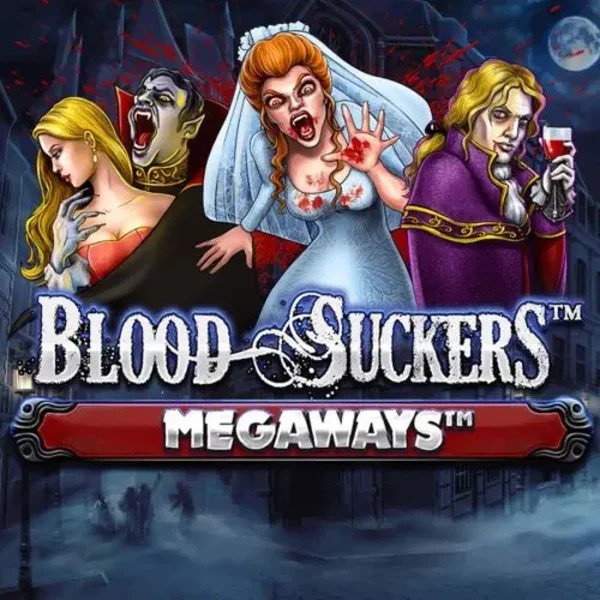 Blood Suckers Megaways logo – Slots by Red Tiger Gaming at Vegasino Casino