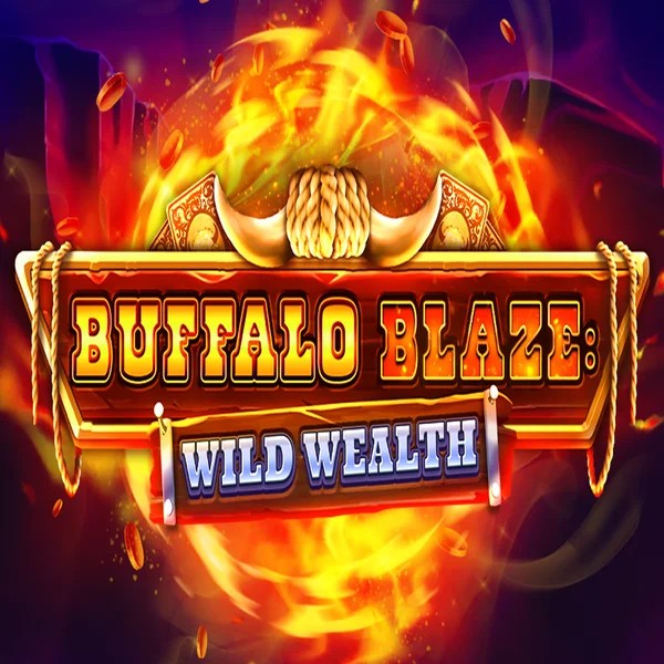 Buffalo Blaze Wild Wealth logo by OctoPlay Vegasino Casino