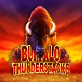 Buffalo Thunderstacks logo by Amatic Industries at Vegasino Casino
