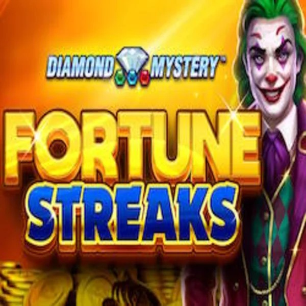 Diamond Mystery Fortune Streaks by Greentube, showcased at vegasinobe.com – game logo