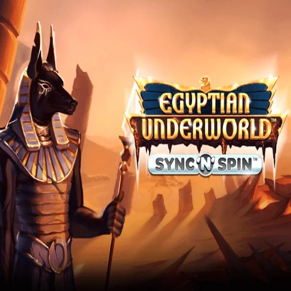 Egyptian Underworld casino game by Greentube – featured logo at Vegasino Casino