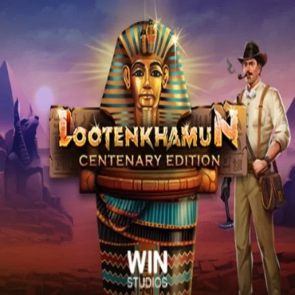 Official Slots logo: LootEnKhamun Centenary by bwin.party at Vegasino Casino