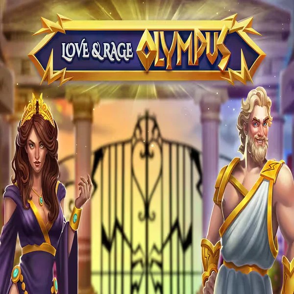 Official Slots logo: Love and Rage Olympus by Greentube at Vegasino Casino