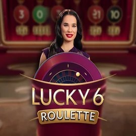 Lucky 6 Roulette casino game by Pragmatic Play – featured logo at Vegasino Casino