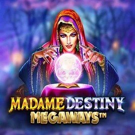 Madame Destiny Megaways slot icon by Pragmatic Play, available at Vegasino Casino