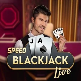 Speed Blackjack game by Pragmatic Play – logo hosted on Vegasino Casino