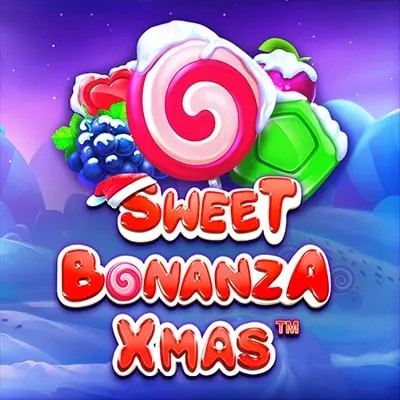 Sweet Bonanza Xmas Slot game by Pragmatic Play – logo hosted on Vegasino Casino