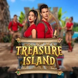 Official Live Casino logo: Treasure Island by Pragmatic Play at Vegasino Casino