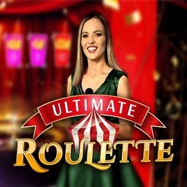 Ultimate Roulette online game logo by Ezugi on vegasinobe.com